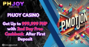 Phjoy 2nd Day Free Cashback After First Deposit